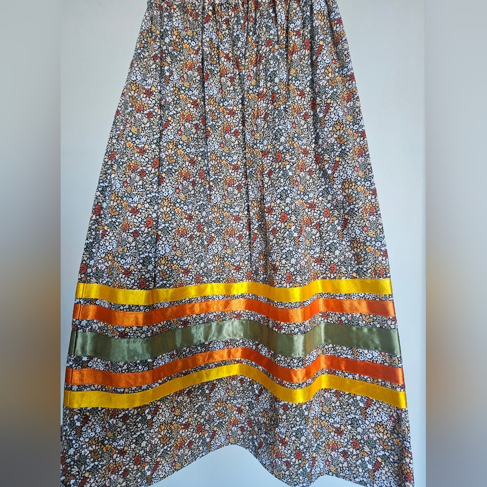 Native American handmade Ribbon Skirt - Size XS-M